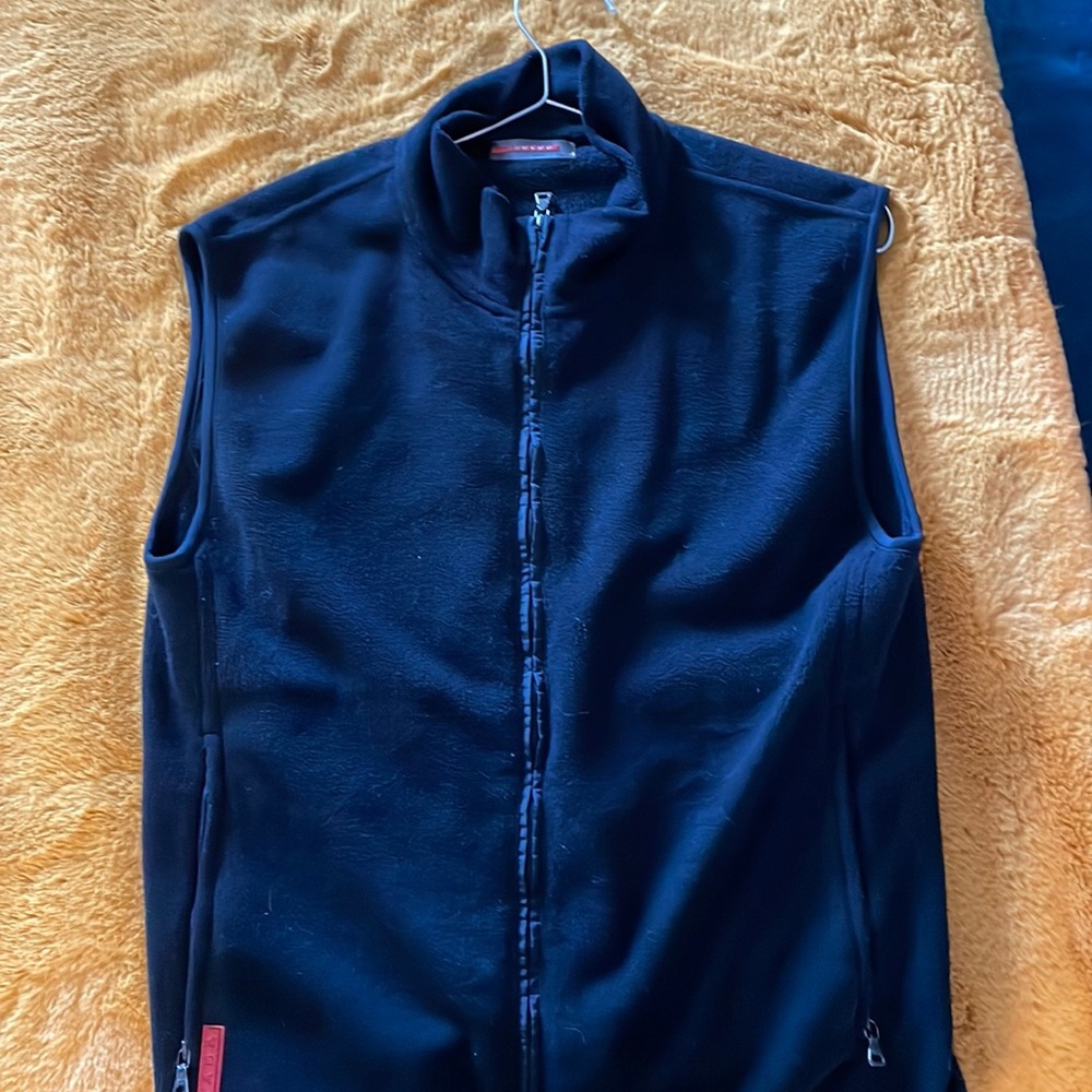 Prada black vest, vintage